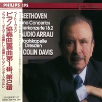 Philips Japan : Arrau - Beethoven Concertos 1 & 2
